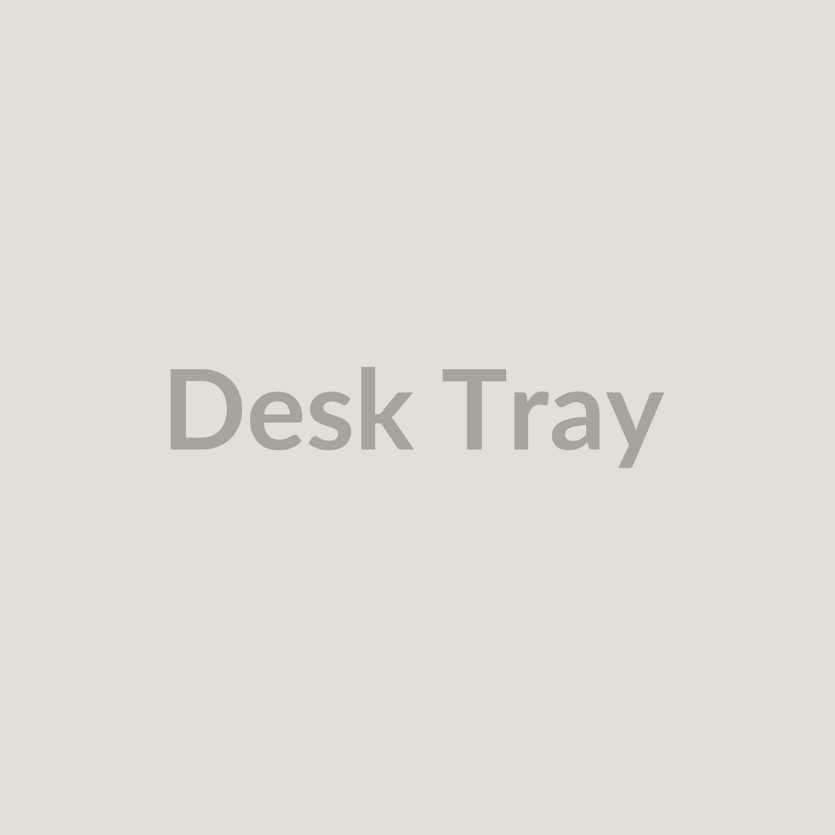 Solid Brass Desk Tray — second view